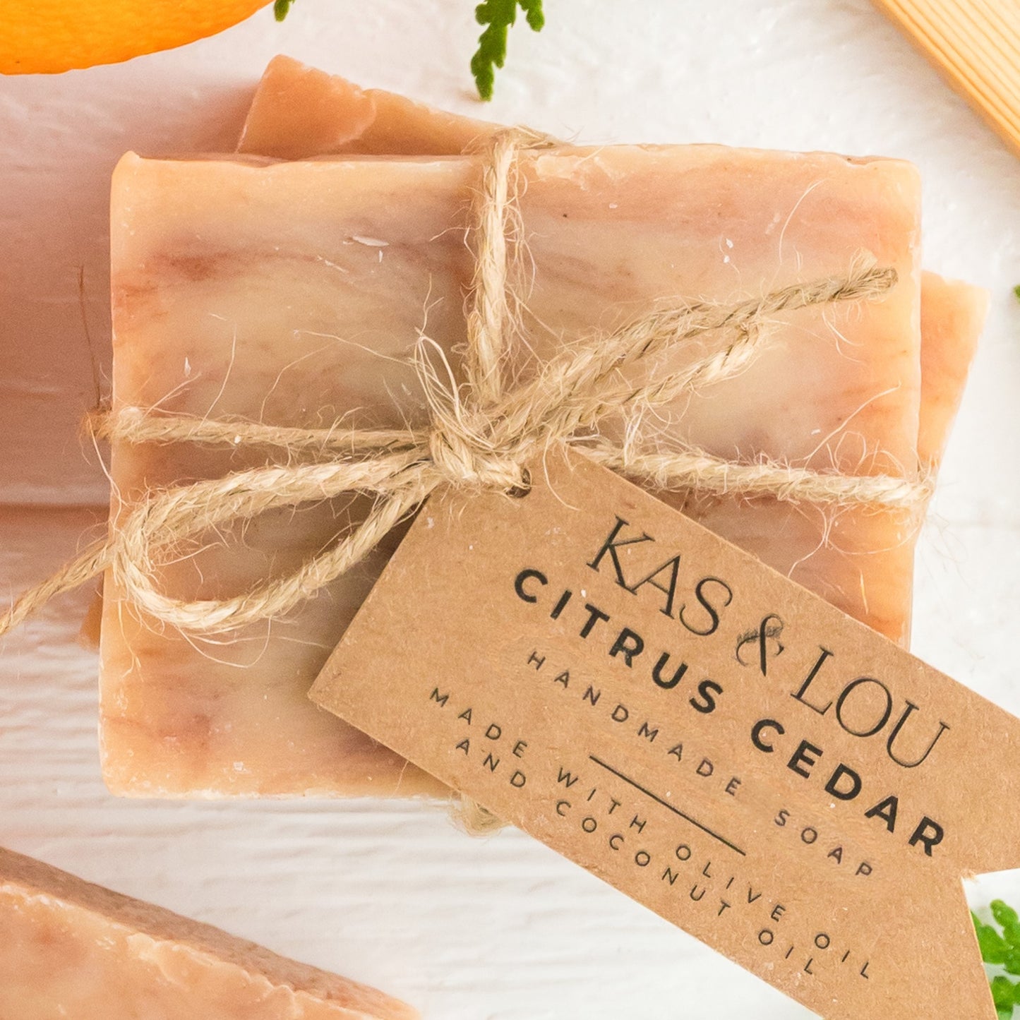 Citrus Cedar Handmade Soap