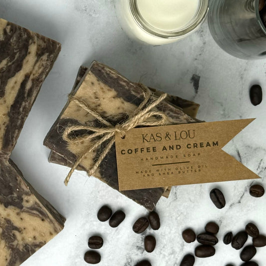Coffee and Cream Handmade Soap