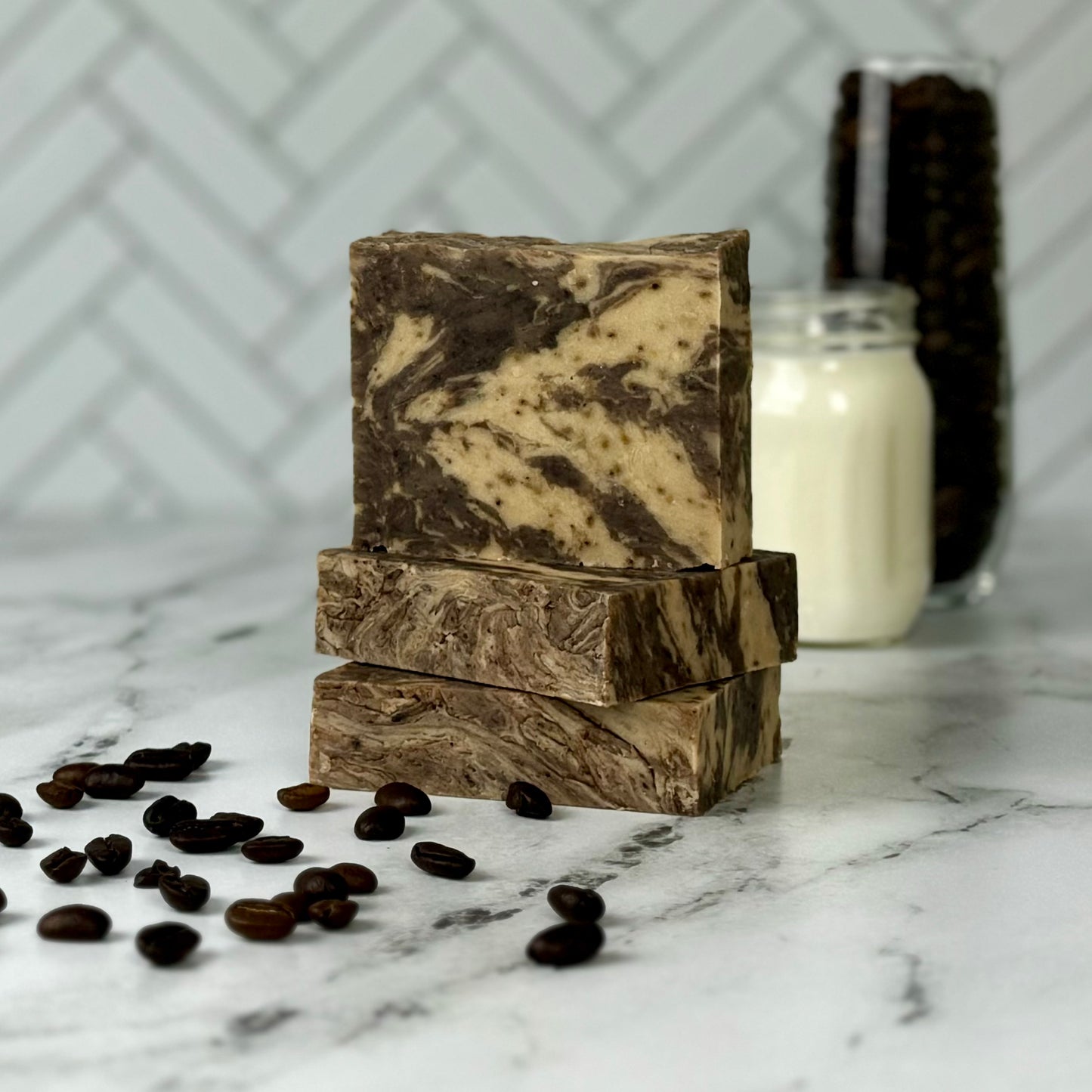 Coffee and Cream Handmade Soap