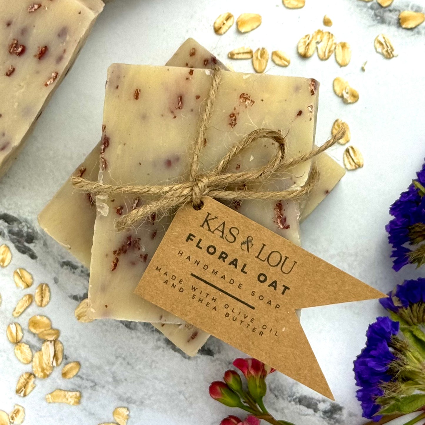 Floral Oat Handmade Soap