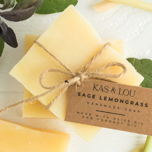 Sage Lemongrass Handmade Soap