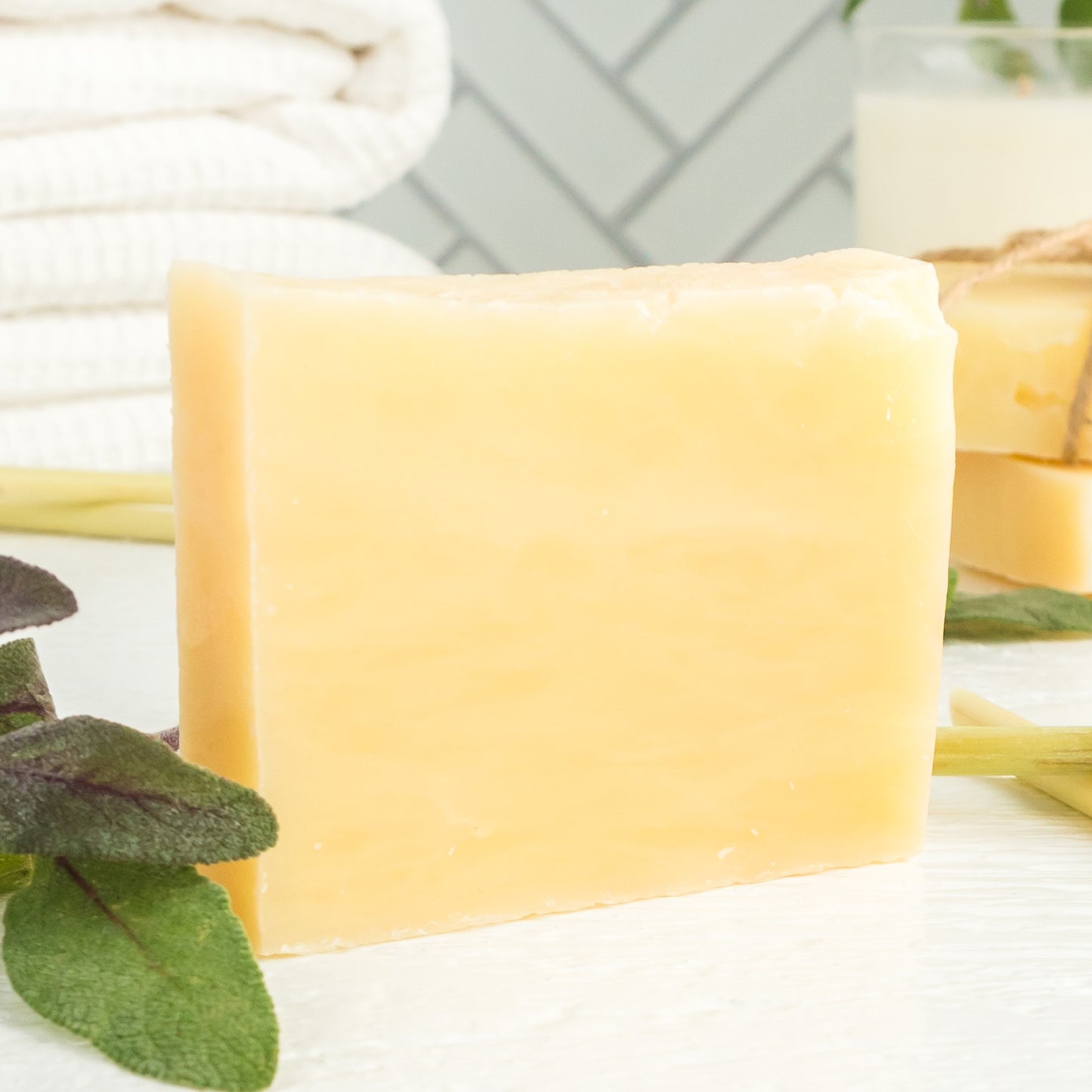 Sage Lemongrass Handmade Soap