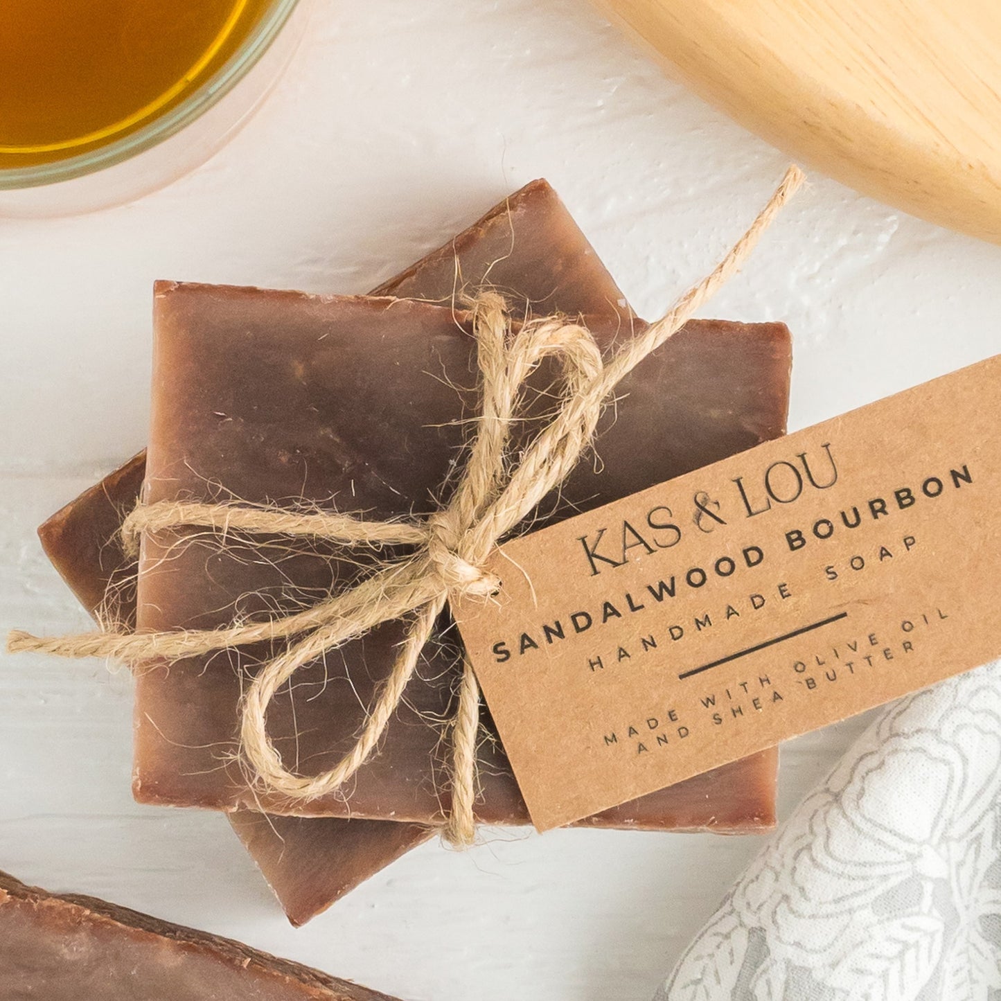 Sandalwood Bourbon Handmade Soap